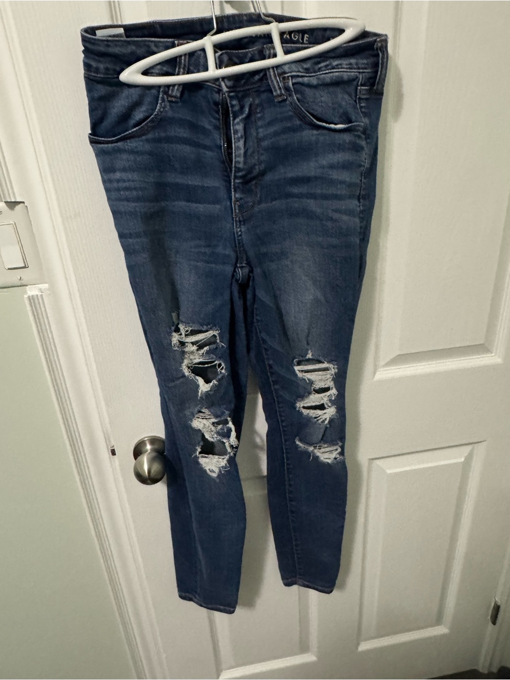 American Eagle Outfitters Dark Blue Skinny Jeans